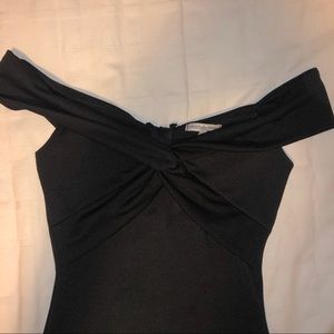Two black dresses
